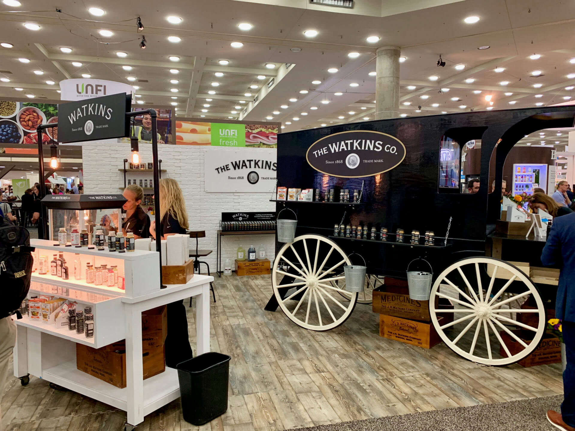 The Watkins Company of Winona Minnesota custom trade show exhibit