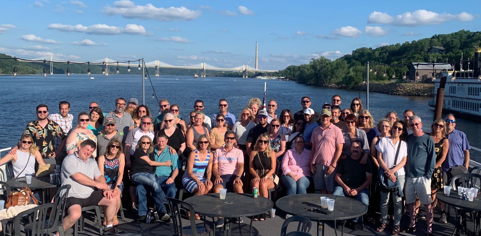 CenterPoint Marketing team event St Croix river cruise July 2022