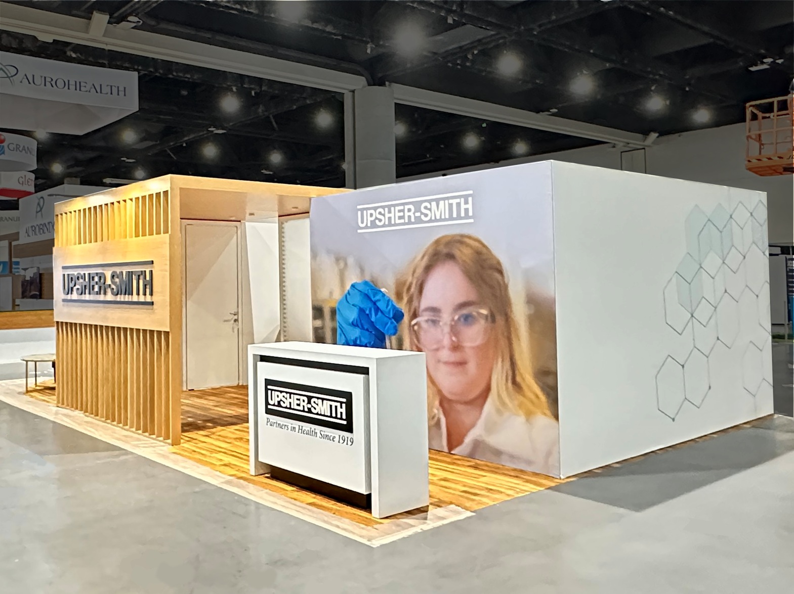 Upsher-Smith at NACDS 2025 20x30 custom modular trade show exhibit