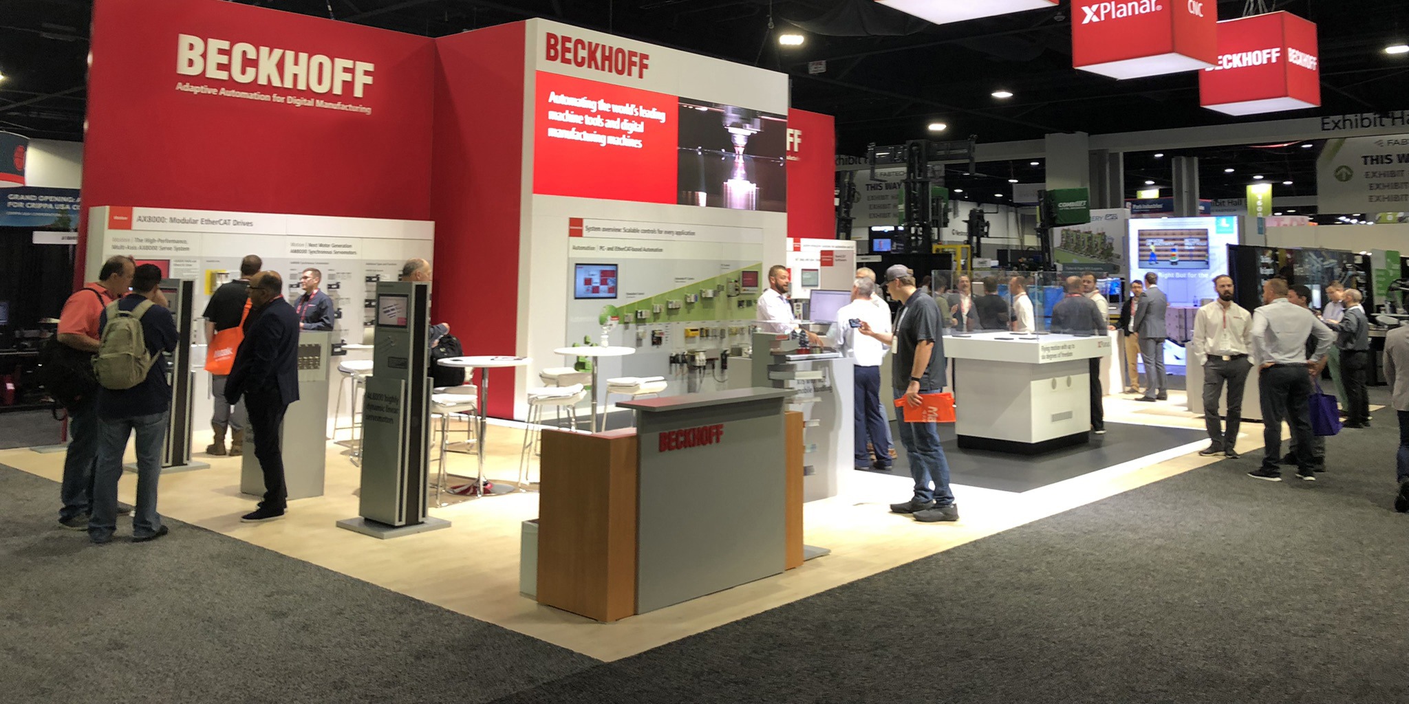 Beckhoff trade show exhibit at Automate 2026 in Chicago